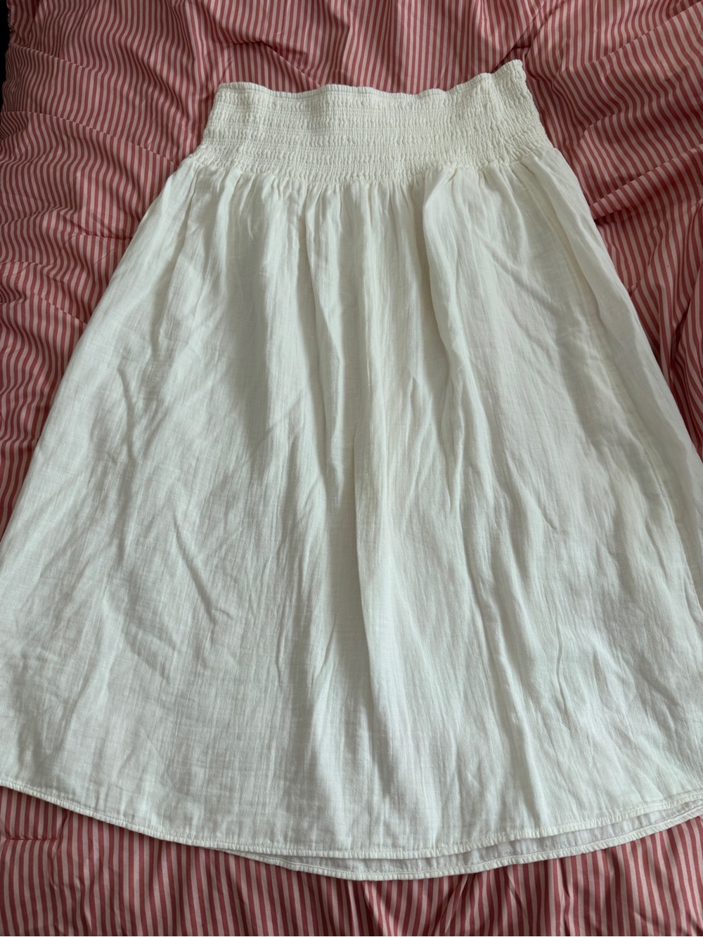 Old Navy white maxi skirt 100% cotton